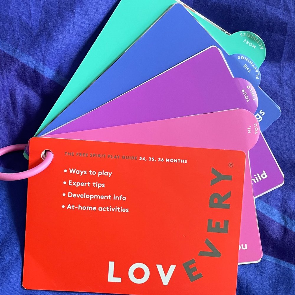 Lovevery Play Guide, The Free Spirit Play Kit, 34, 35, & 36 Months